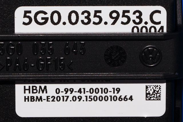 Bilstereo diverse til VW Passat 2015-2019 (Fase 1) (B8) (B8) (VAG|5G0 035 953 C|)