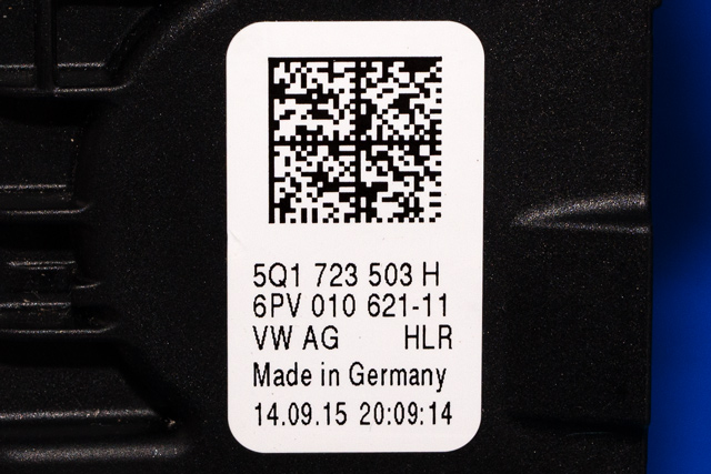 Pedal gass til VW Passat 2015-2019 (Fase 1) (B8) (B8) (HELLA|6PV 010 621-11|5Q1 723 503 H|)