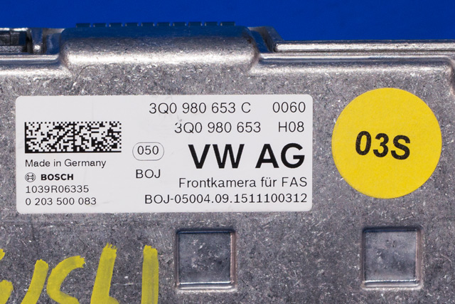 Kamera til VW Passat 2015-2019 (Fase 1) (B8) (B8) (VAG|3Q0 980 653 C|)