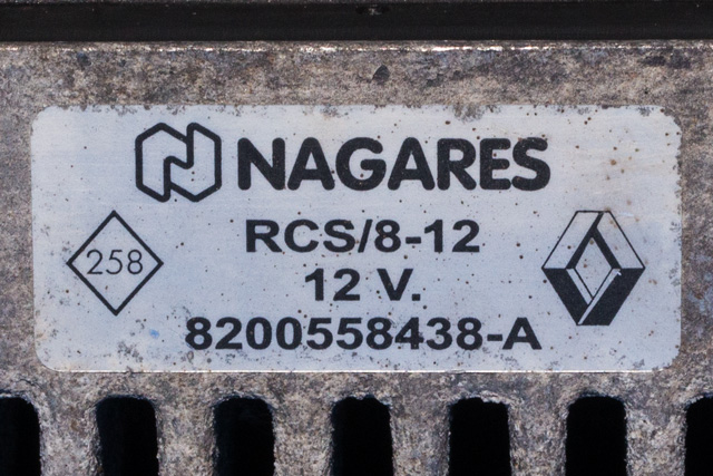 Rele gløde til Nissan Note 2013-2017 (Type II)  (NAGARES|RCS/8-12|)
