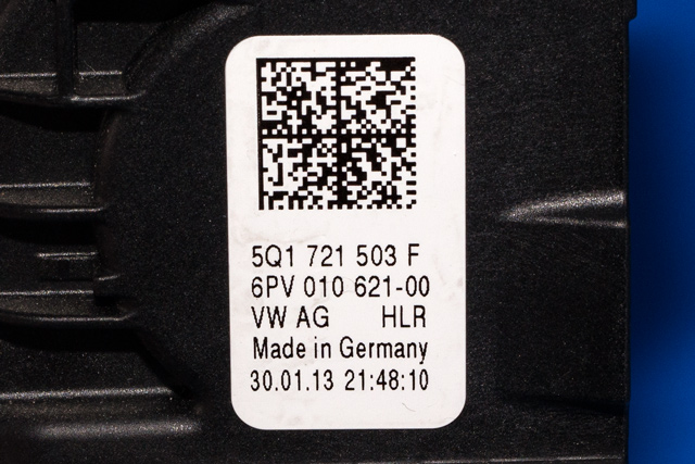 Pedal gass til VW Golf VII 2012-2017 (Fase 1)  (HELLA|6PV 010 621-00|5Q1 721 503 F|)