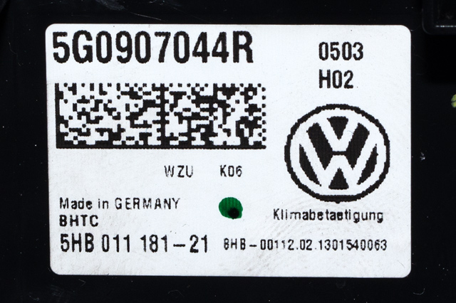 Varmeapparat betjening til VW Golf VII 2012-2017 (Fase 1)  (VAG|5G0 907 044 R|)