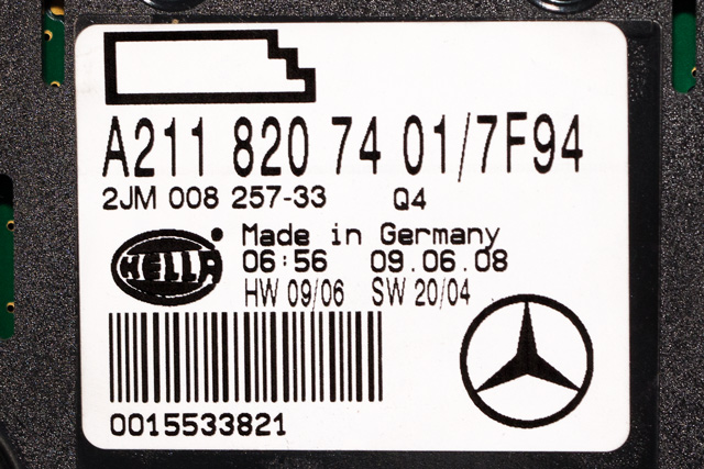 Taklyspanel til Mercedes E-Klasse 2006-2009 (Fase 2) (W211) (W211) (MERCEDES|A 211 820 74 01|)
