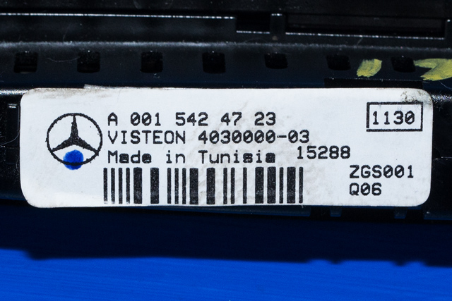Dashbord diverse til Mercedes E-Klasse 2013-2016 (Fase 2) (W212) (W212) (MERCEDES|A 001 542 47 23|)
