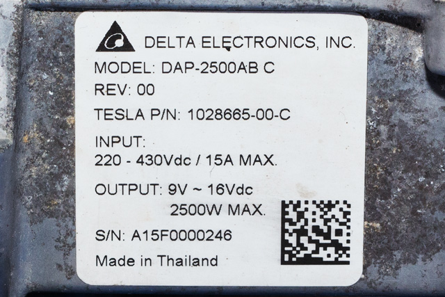 DCDC converter elbil til Tesla Model S 2013-2016 (Fase 1) (TESLA|1028665-00-C|)