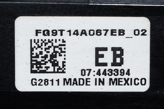 Sikringsboks til Ford Mondeo 2014-2019 (Type V, Fase 1)  (FORD|FG9T-14A067-EB|)