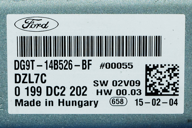 Styreenhet start/stopp til Ford Mondeo 2014-2019 (Type V, Fase 1)  (FORD|DG9T-14B526-BF|)