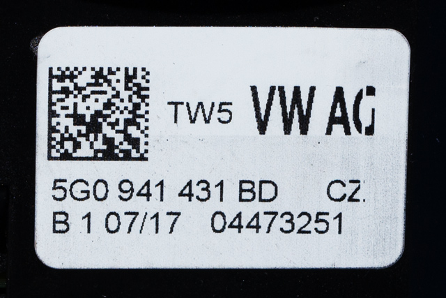 Bryter lys til VW Golf VII 2017-2020 (Fase 2)  (VAG|5G0 941 431 BD|)