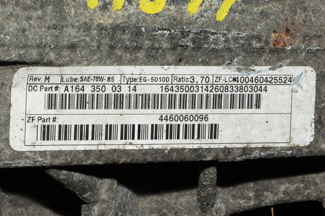 Kardang klokke bak til Mercedes GL 2006-2012 (X164) (X164) (MERCEDES|A 164 350 03 14|)