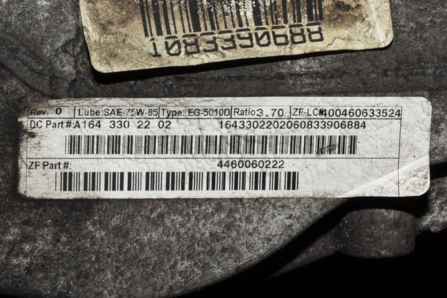 Kardang klokke foran til Mercedes GL 2006-2012 (X164) (X164) (MERCEDES|A 164 330 22 02|)