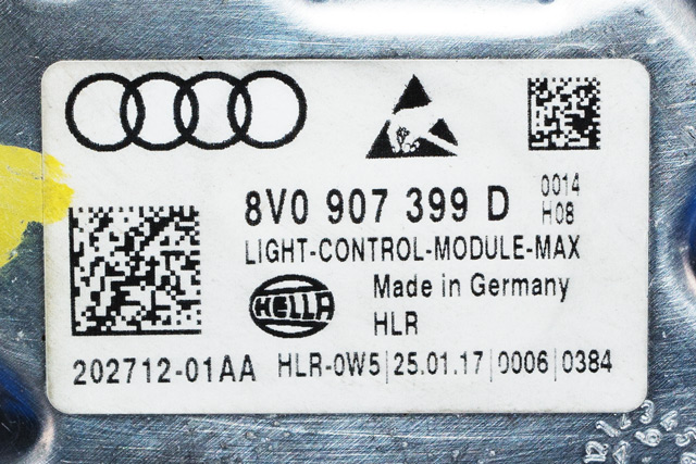 Styreenhet xenon/ballast til VW Golf VII 2017-2020 (Fase 2)  (VAG|8V0 907 399 D|)