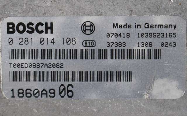 Styreenhet motor til Mitsubishi Outlander 2007-2010 (Type II, Fase 1)  (BOSCH|0 281 014 108|1860A906|)
