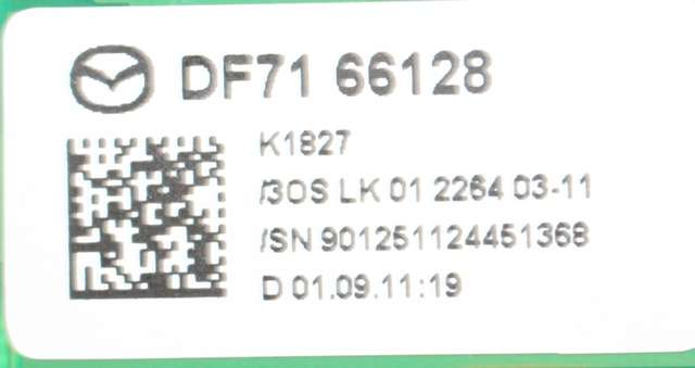 Bryter visker til Mazda 2 2011-2014 (Type II, Fase 2)  (MAZDA|DF71-66-128|)