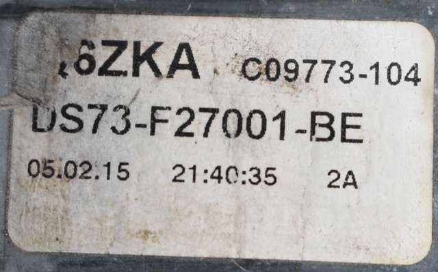 Ruteheis venstre bak til Ford Mondeo 2014-2019 (Type V, Fase 1)  (FORD|DS73-F27001-BE|)