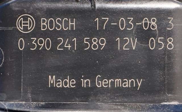 Viskermotor frontrute komplett m/overføring til Citroën C3 2016-->> (Type III)  (BOSCH|0 390 241 589|98 154977 80|)