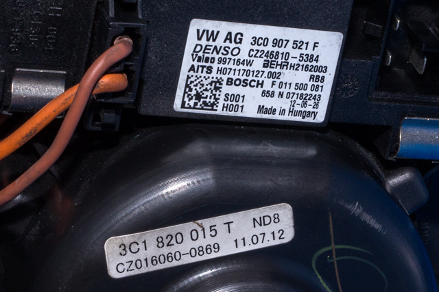 Varmeapparat motor til VW Passat 2011-2015 (B7) (B7) (VAG|3C1 820 015 T|)