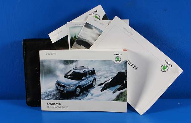 Instruksjonsbok til Škoda Yeti, 2009-2013 (Fase 1)