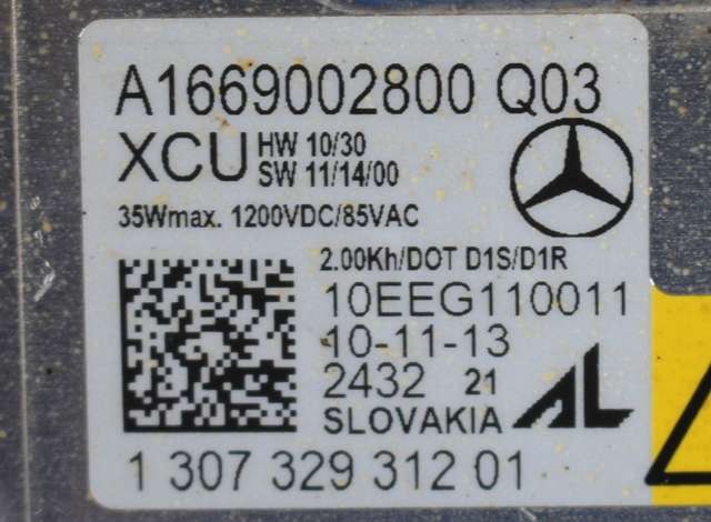 Styreenhet xenon/ballast til Mercedes A-Klasse 2012-2018 (W176) (W176) (MERCEDES|A 166 900 28 00|)