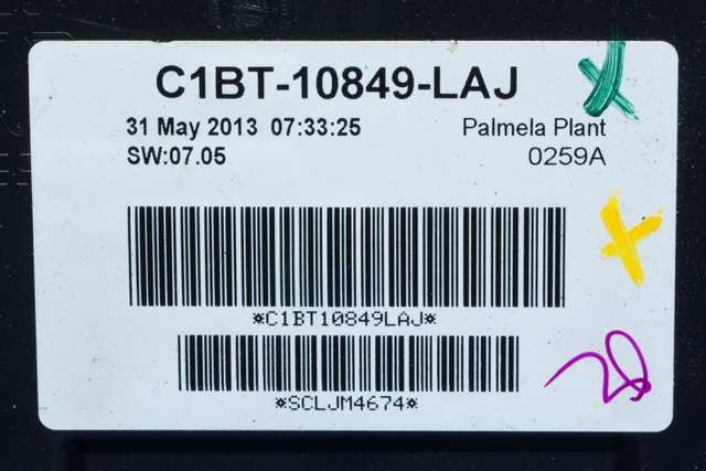 Instrumentpanel til Ford Fiesta 2013-2017 (Type VI, Fase 2) (FORD|C1BT-10849-LAJ|)