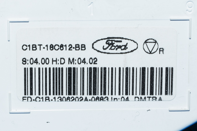 Varmeapparat betjening til Ford Fiesta 2013-2017 (Type VI, Fase 2)  (FORD|C1BT-18C612-BB|)
