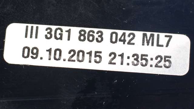 Dashbord diverse til VW Passat 2015-2019 (Fase 1) (B8) (B8) (VAG|3G1 863 042|)