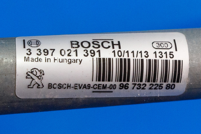 Viskermotor frontrute komplett m/overføring til Peugeot 208 2012-2019 (Type I)  (PEUGEOT|96 732225 80|)