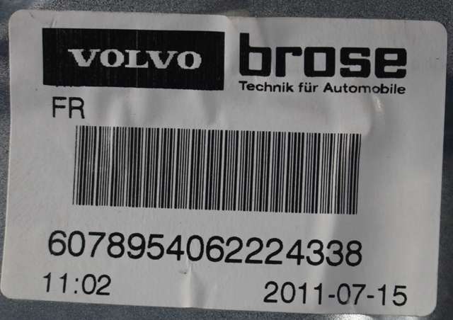 Ruteheis høyre foran til Volvo V70 2007-2013 (Type III, Fase 1)