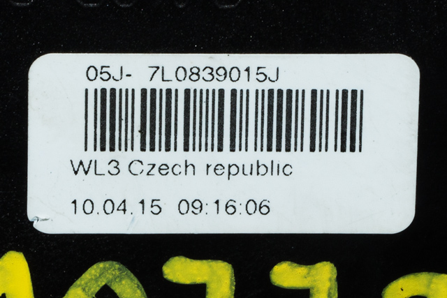 Låsekasse venstre bak til VW Touran 2010-2015 (Type I, Fase 3)  (VAG|7L0 839 015 J|)