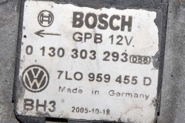 Kjølevifte til VW Touareg 2003-2007 (Type I, Fase 1)  (BOSCH|0 130 303 293|7L0 959 455 D|)