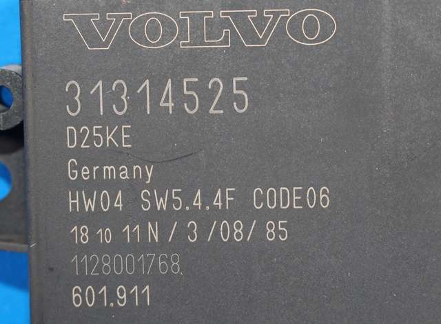 Styreenhet parkering til Volvo XC60 2008-2013 (Type I, Fase 1)  (VOLVO|31314525|)