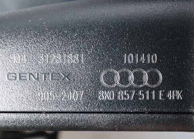 Speil innvendig til Audi A4 2007-2014 (Type IV) (B8) (B8) (VAG|8K0 857 511 E|)