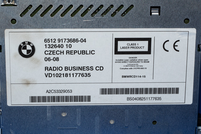 Bilstereo til BMW X3 2007-2010 (Fase 2) (E83) (E83) (BMW|9 173 686|)