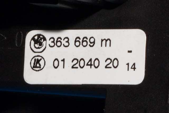 Bryter visker til BMW X3 2007-2010 (Fase 2) (E83) (E83) (LUK|01 2040 20-14|363 669 M|)