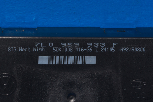 Styreenhet comfort (BCM) til VW Touareg 2003-2007 (Type I, Fase 1) (VAG|7L0 959 933 F|)