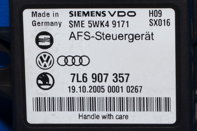 Styreenhet diverse til VW Touareg 2003-2007 (Type I, Fase 1) (SIEMENS|5WK4 9171|7L6 907 357|)