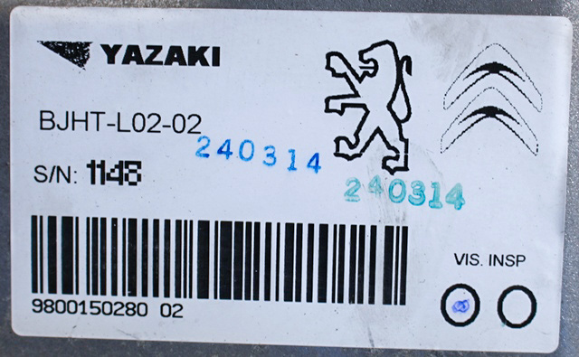 Motor power controller elbil (EPCU/PDM) til Peugeot Partner 2008-2015 (Type II, Fase 1) (PEUGEOT|98 001502 80|)