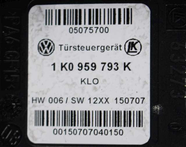 Ruteheis venstre foran til VW Tiguan 2007-2011 (Type I, Fase 1)  (VAG|5N0 959 701 A|)