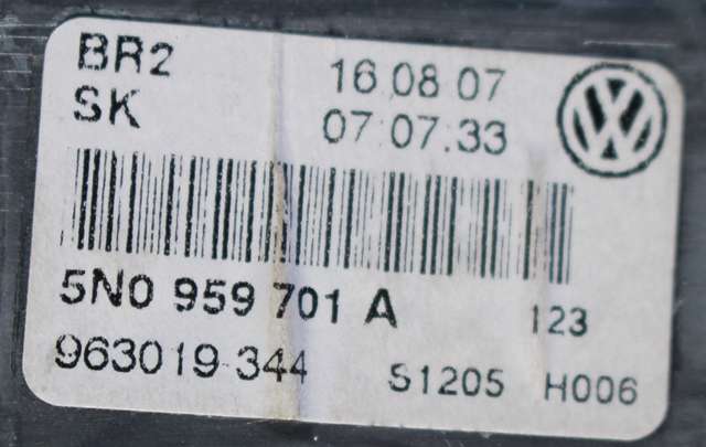 Ruteheis venstre foran til VW Tiguan 2007-2011 (Type I, Fase 1)  (VAG|5N0 959 701 A|)