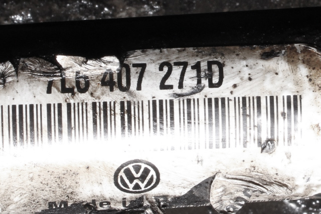 Drivaksel venstre foran, diesel/automat til VW Touareg 2003-2007 (Type I, Fase 1) (VAG|7L6 407 271 D|)