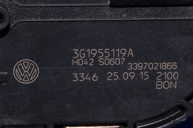Viskermotor frontrute komplett m/overføring til VW Passat 2015-2019 (Fase 1) (B8) (B8) (VAG|3G1 955 119 A|)