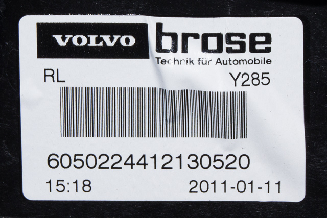 Ruteheis venstre bak til Volvo XC70 2008-2013 (Type II, Fase 1)