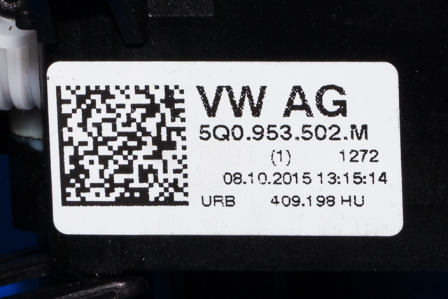 Bryter combi til VW Passat 2015-2019 (Fase 1) (B8) (B8) (VAG|3Q0 953 521 P|)