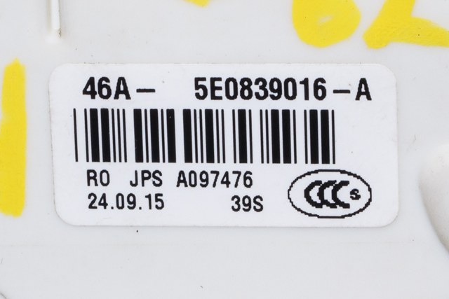 Låsekasse høyre bak til VW Passat 2015-2019 (Fase 1) (B8) (B8) (VAG|5E0 839 016 A|)