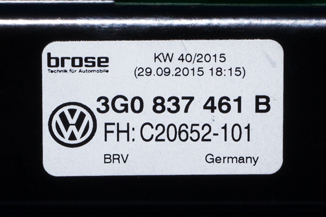 Ruteheis venstre foran til VW Passat 2015-2019 (Fase 1) (B8) (B8) (VAG|5Q4 959 801 B|)