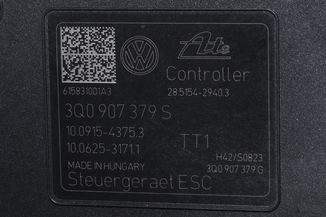 ABS sentral til VW Passat 2015-2019 (Fase 1) (B8) (B8) (VAG|3Q0 614 517 S|3Q0 907 379 S|)