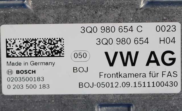 Kamera til VW Passat 2015-2019 (Fase 1) (B8) (B8) (VAG|3Q0 980 654 C|)