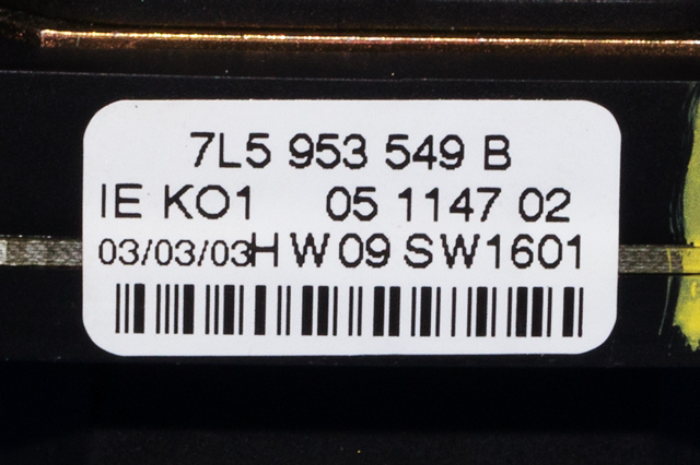 Bryter combi til Porsche Cayenne 2002-2006 (Fase 1) (9PA) (9PA) 