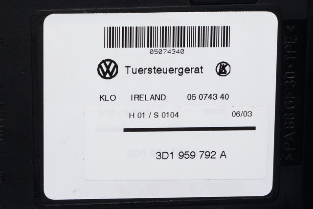 Ruteheis, kun motor, høyre foran til Porsche Cayenne 2002-2006 (Fase 1) (9PA) (9PA) (VAG|3D1 959 792 A|)