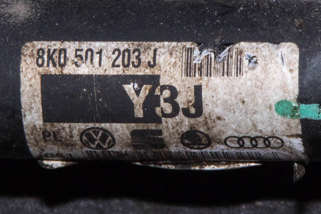 Drivaksel høyre bak, diesel/manuell til Audi A4 2007-2014 (Type IV) (B8) (B8) (VAG|8K0 501 203 J|)
