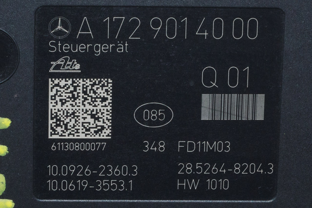 ABS sentral til Mercedes C-Klasse 2011-2014 (Fase 2) (W204) (W204) (MERCEDES|A 172 431 25 12|A 172 901 40 00|)